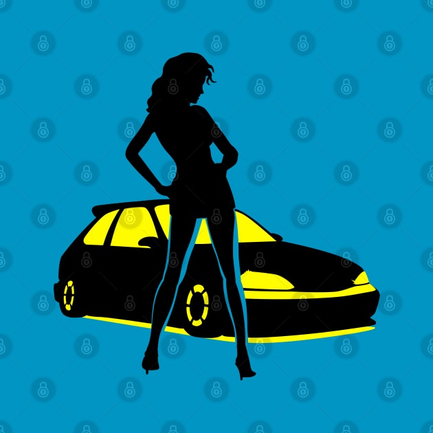 Car Tuning Girl (Coupe) by GetTheCar