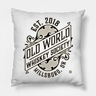 Black OWWS logo Hillsboro Pillow