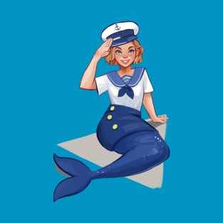 Mermaid Sailor Girl T-Shirt