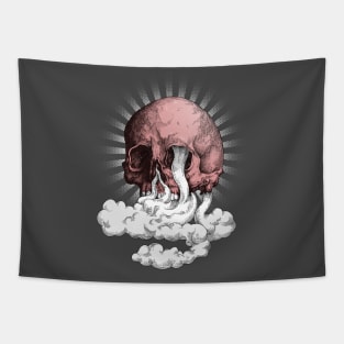 Vaper Skull Tapestry