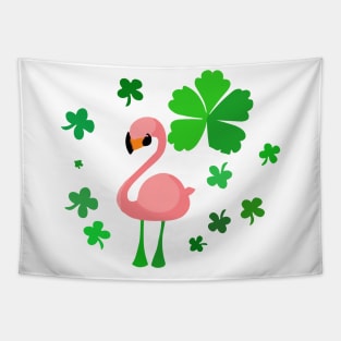 on St. Patrick’s Day boy Flash Tapestry