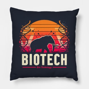 Biotech Bio Technology DNA Mammoth Science Crispr Gene Edit Pillow