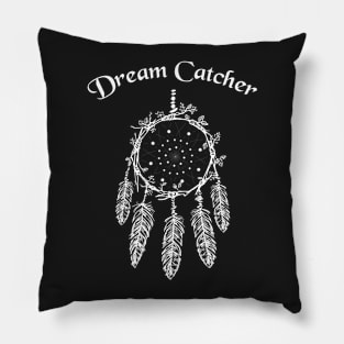 Dream Catcher Feathers Pillow