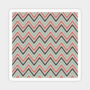 Geometric Zigzag Pattern Magnet