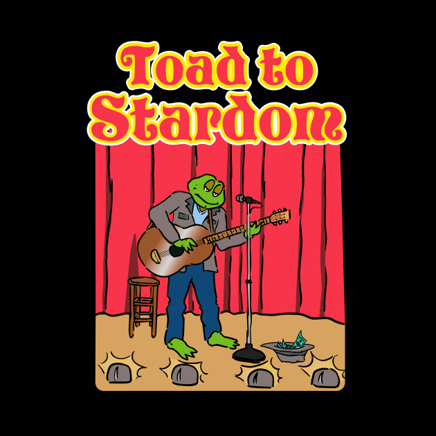 Toad To Stardom-Guitar by King Stone Designs