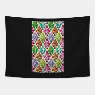 Abstract leaf pattern Tapestry