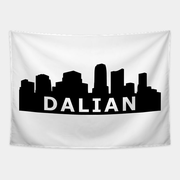 Dalian Skyline Tapestry by gulden