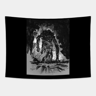 shadow is real monster Tapestry