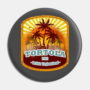 Tortola Pin