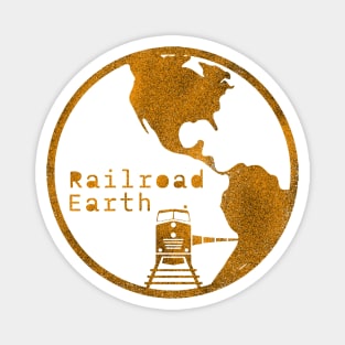 Railroad Earth stencil design Magnet