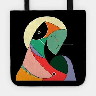 Artsy Smoking Man Tote