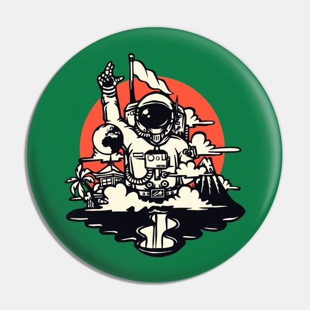 astronaut in space Pin by Mako Design 