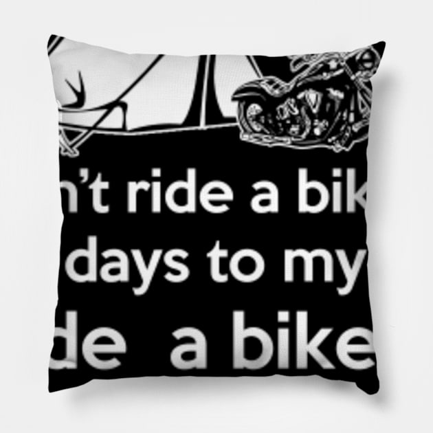 biker Pillow by FUNNY LIFE