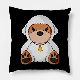 Sheep Costume Teddy Bear Pillow