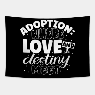 Where love meets destiny - Adoption announcement Tapestry