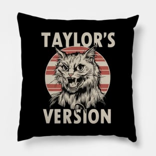 death metal taylors cat version Pillow