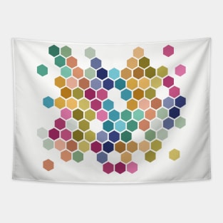 Mosaic - Colorful palette Tapestry