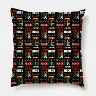 HBCU Grad Pattern Pillow