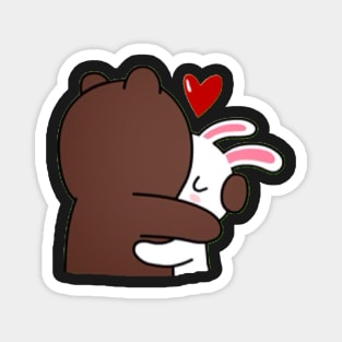 brown and cony Magnet