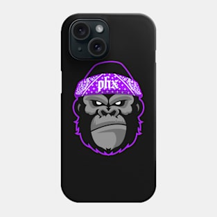 Cholo Phx Gorilla in Purple Phone Case