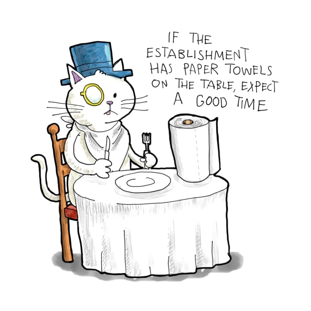 Dapper Cat - Fine Establishment by johnnybuzt