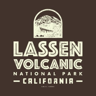 Lassen Volcanic National Park - Lassen Peak (Tan) T-Shirt