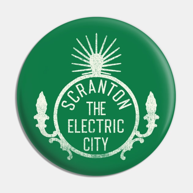 Scranton The Electricity Pin by HeyBeardMon