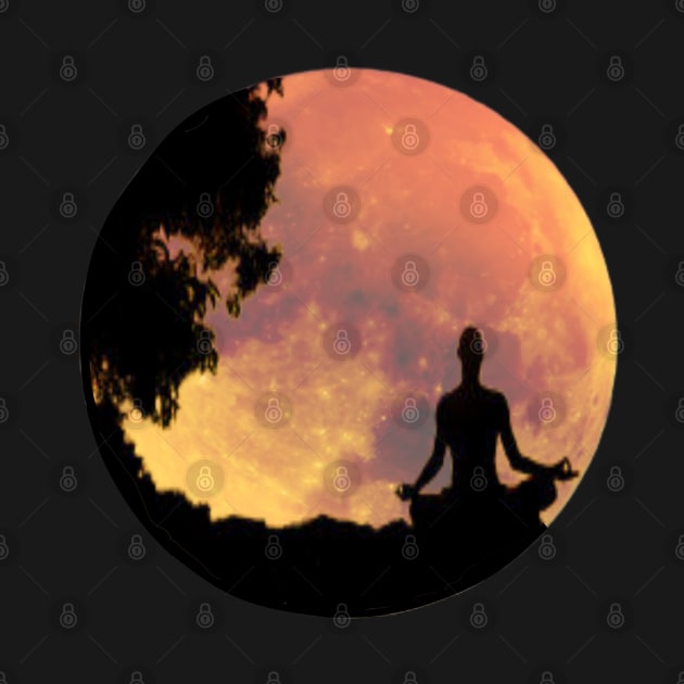 Apathecary's Meditating with the Moon by Apathecary