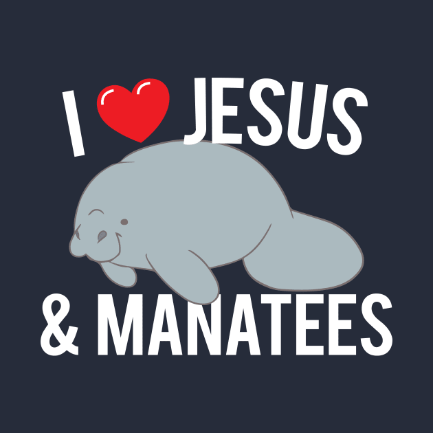 Manatee Sea Cow Christian Jesus Love by ScottsRed