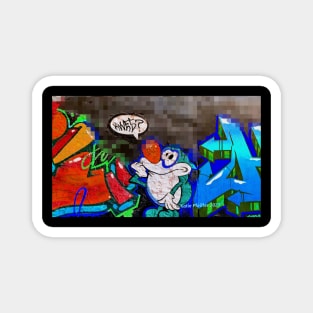 Graffiti Cartoon Photo Magnet