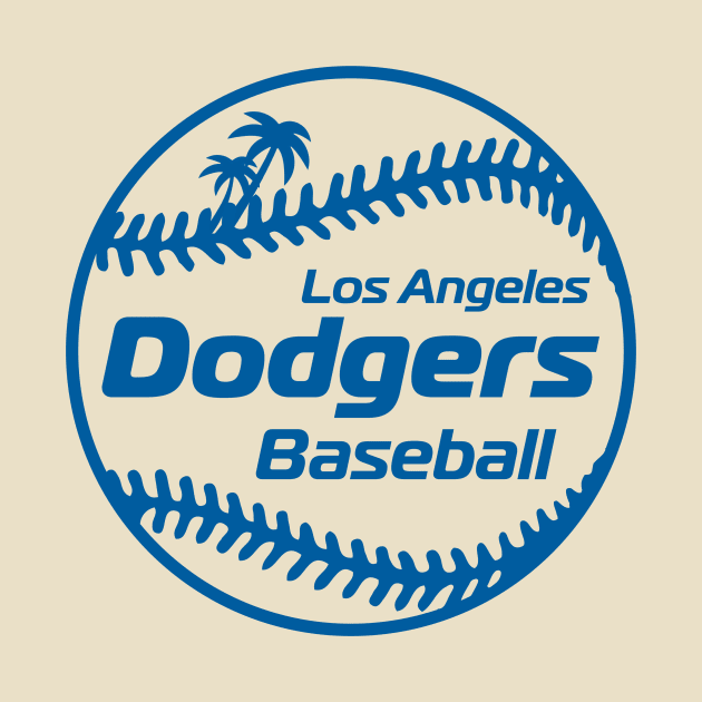 Dodgers 80s Retro Ball by Throwzack