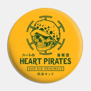 Heart Pirates - Front & Back Pin