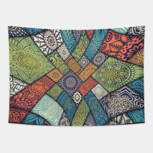 Mandala Patchwork Tapestry