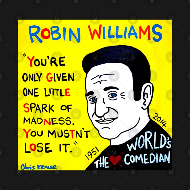 Robin Williams by krusefolkart