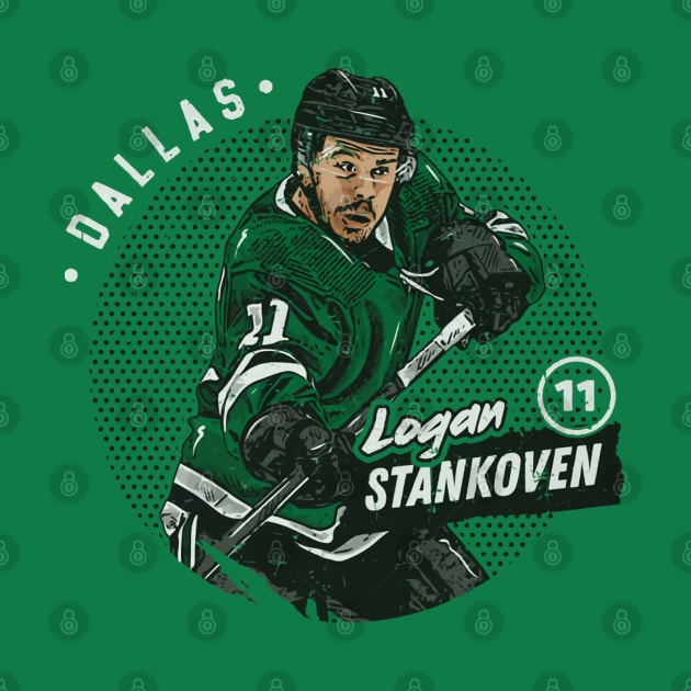 Logan Stankoven Dallas Dots by artbygonzalez