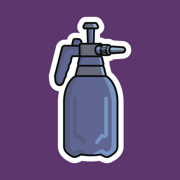 Disinfect and Cleaning Spray Bottles vector illustration. Home cleaning service objects icon concept. Cleaning spray bottle nozzle close up vector design. by AlviStudio