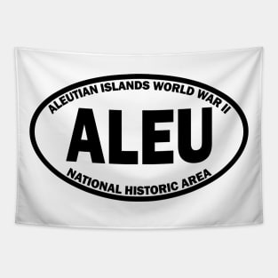 Aleutian Islands World War II National Historic Area oval Tapestry