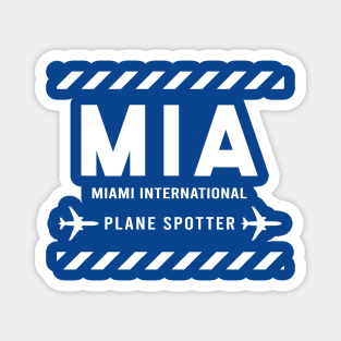 MIA Plane Spotter | Gift Magnet