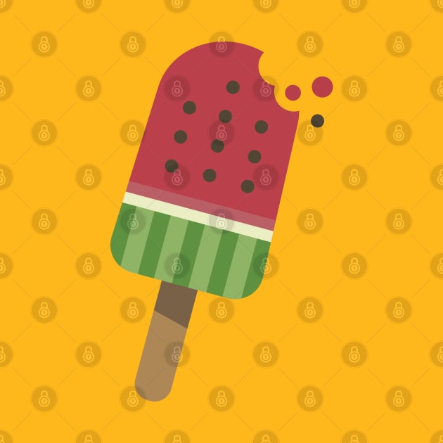 Watermelon Ice Pop by Dellan