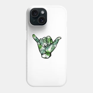 Tropical Shaka Hand Sticker Phone Case