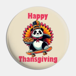 Thanksgiving Panda Pin