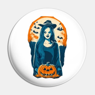 Halloween Witches Pin
