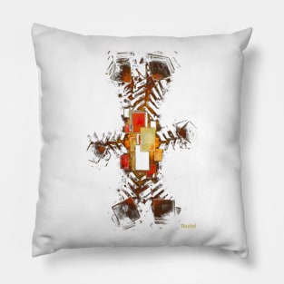 Abstract horror Pillow