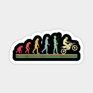 Evolution Biker Motocross  Motorcycle Dirt Bike Magnet