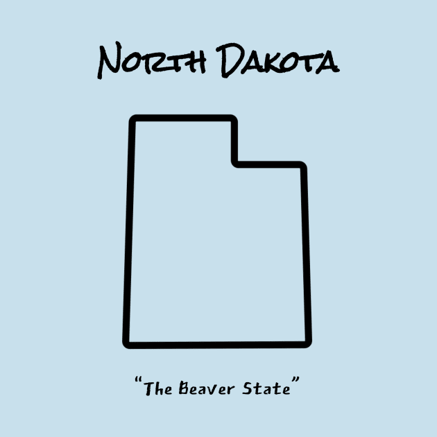 Truly North Dakota by LP Designs