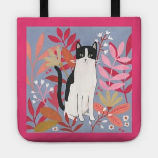 Black and White Cat Tote