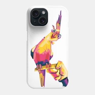 Parrot illustration colorful Phone Case