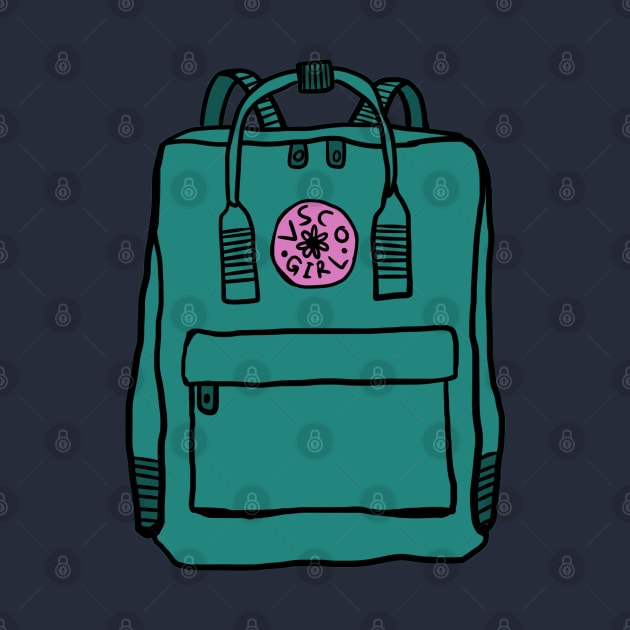 VSCO GIRL backpack by A Comic Wizard