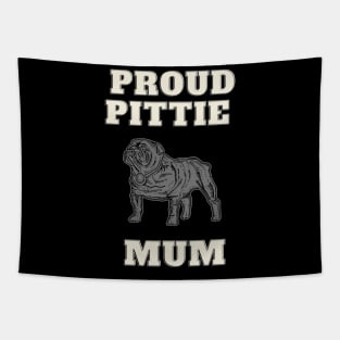 Proud Pittie Mum Tapestry