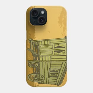 Gypsy Caravan Wagon Background Phone Case